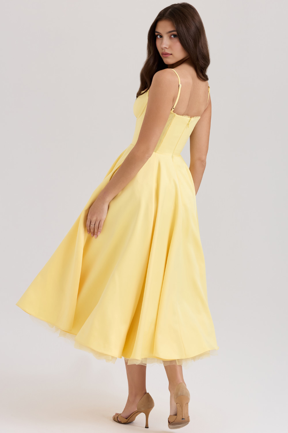 Vestido Midi Cloe - Dupla Camada.